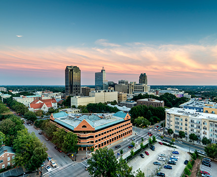 Skyline of Raleigh