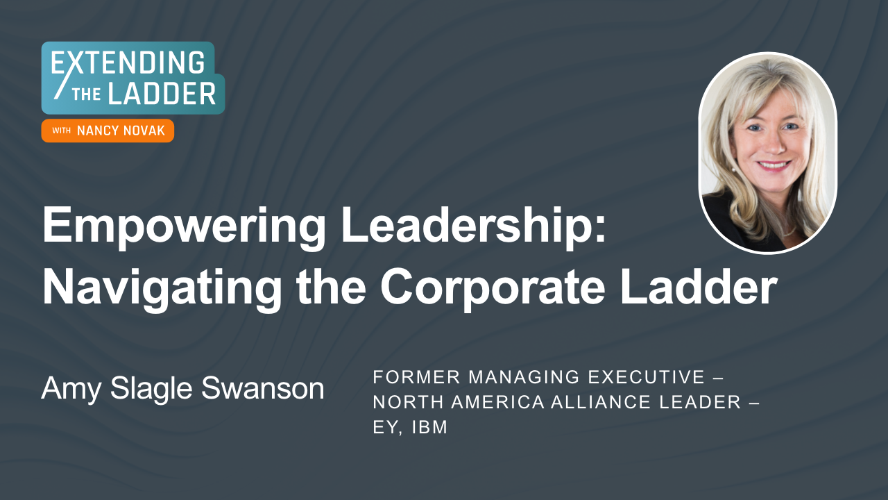 Featured image for the episode Empowering Leadership: Navigating the Corporate Ladder with Amy Swanson